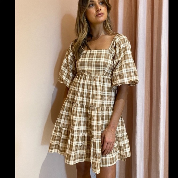 Brand Eryn Plaid Mini Dress | Poshmark
